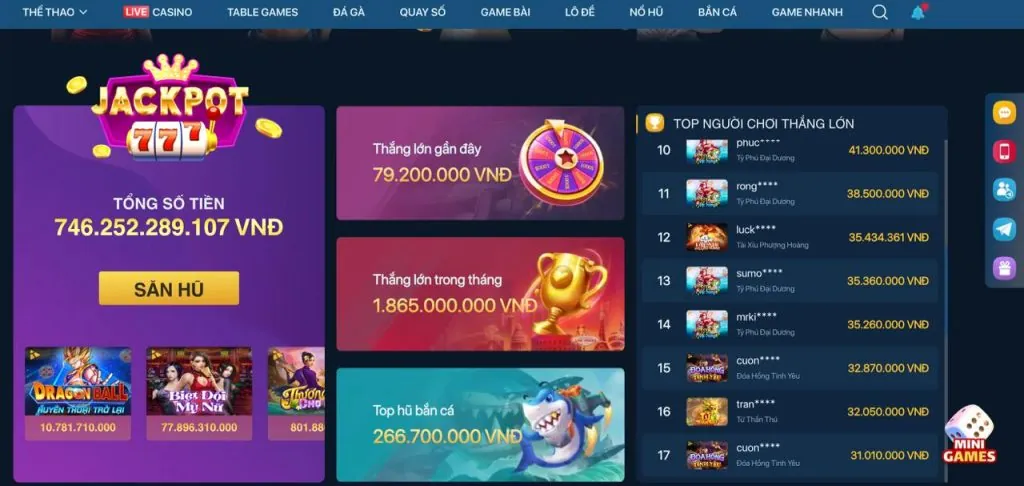 Ưu điểm ứng dụng 87win